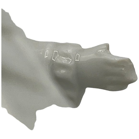 CAPODIMONTE Colonial Man Figurine White Porcelain Planter Crown N Mark 4.75 inch - Picture 8 of 14